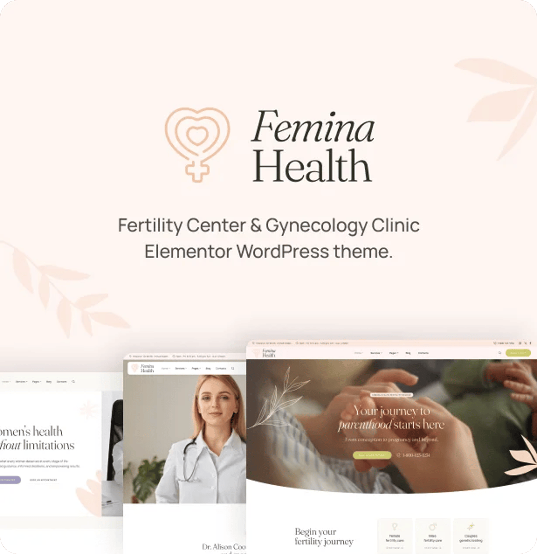 Femina Health - Fertility Clinic Medical WordPress Theme | CMSMasters studio