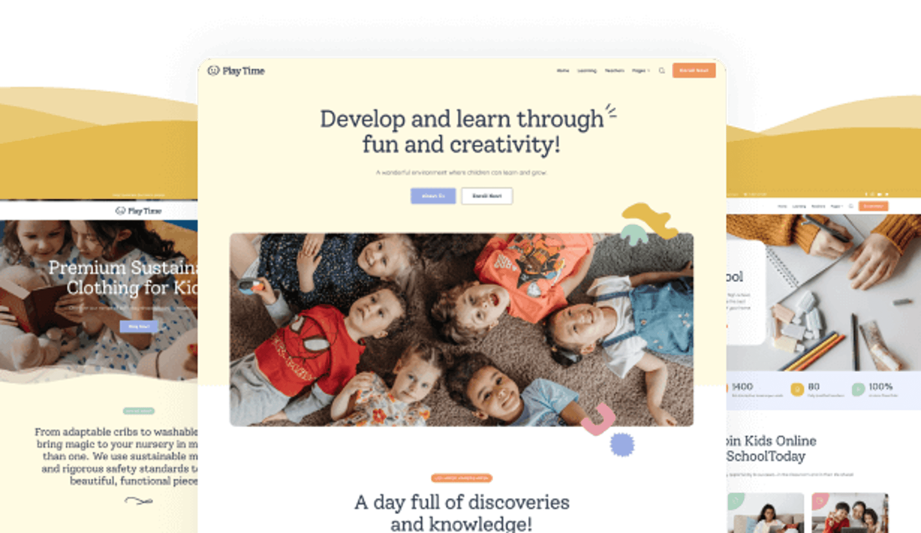 Play Time - Day Care & Kindergarten WordPress Theme | Cmsmasters studio