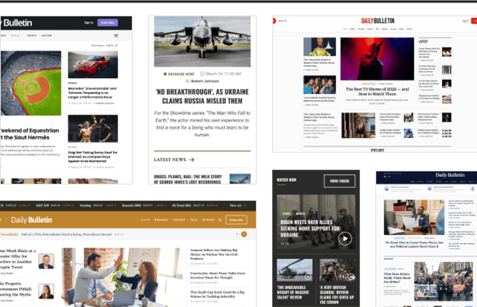 Daily Bulletin - Magazine & Newspaper WordPress Theme | Cmsmasters studio