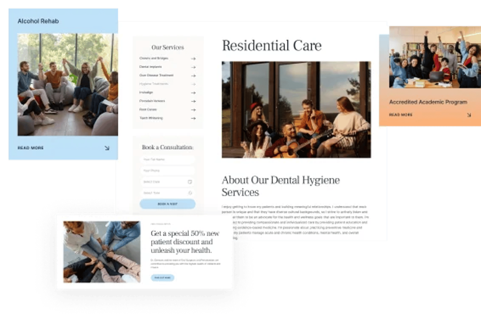 Rehab Clinic - Addiction Recovery Center WordPress Theme - Services Post Type | CMSMasters studio