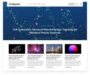 The Reporter - Newspaper Editorial WordPress Theme - Tech & Science Demo | Cmsmasters studio