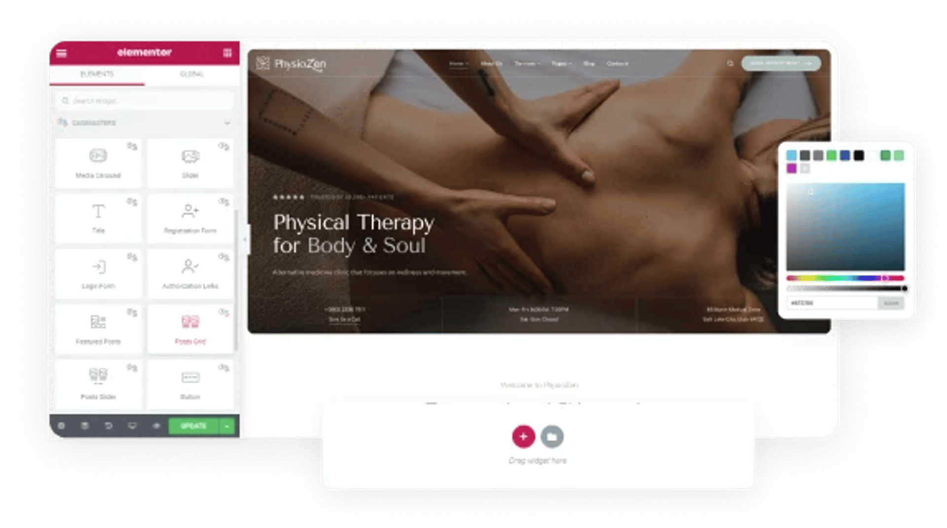 PhysioZen - Chiropractor & Physiotherapy Wellness WordPress Theme - Elementor Builder | CMSMasters studio