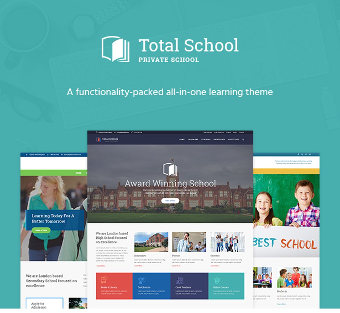 Total School - LMS and Education WordPress Theme