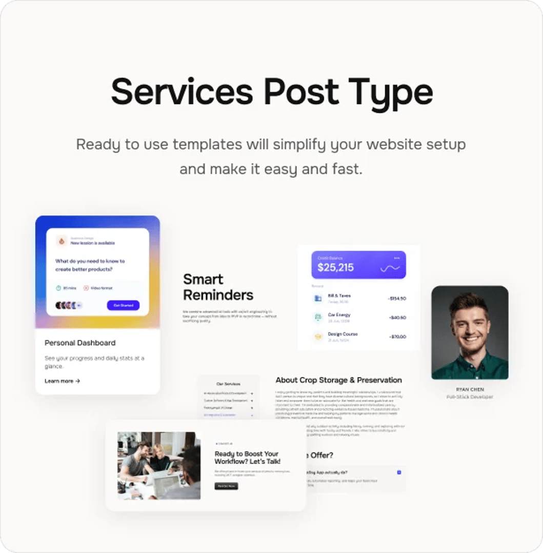 SaaSsy App - Software & Tech Startup WordPress Theme - Services Post Type | CMSMasters studio