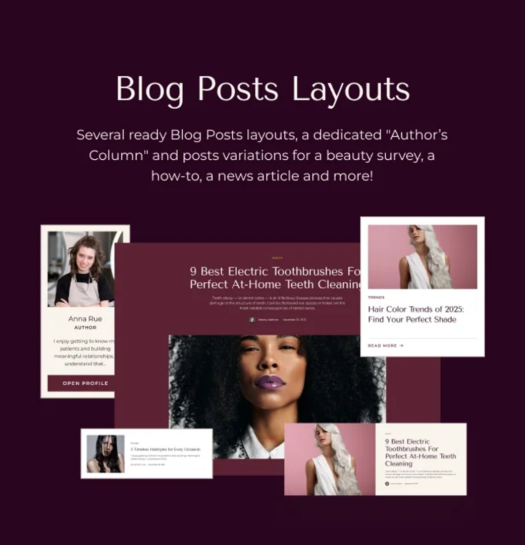 Style Craft - Hairdresser & Hair Salon WordPress Theme - Blog Posts Layouts | CMSMasters studio