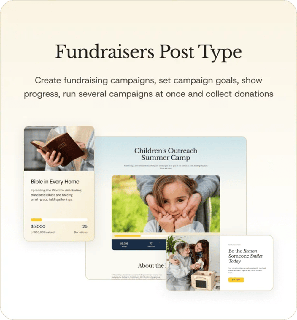 Church Fund  - Religion, NGO & Charity WordPress Theme - Fundraisers Post Type | CMSMasters studio