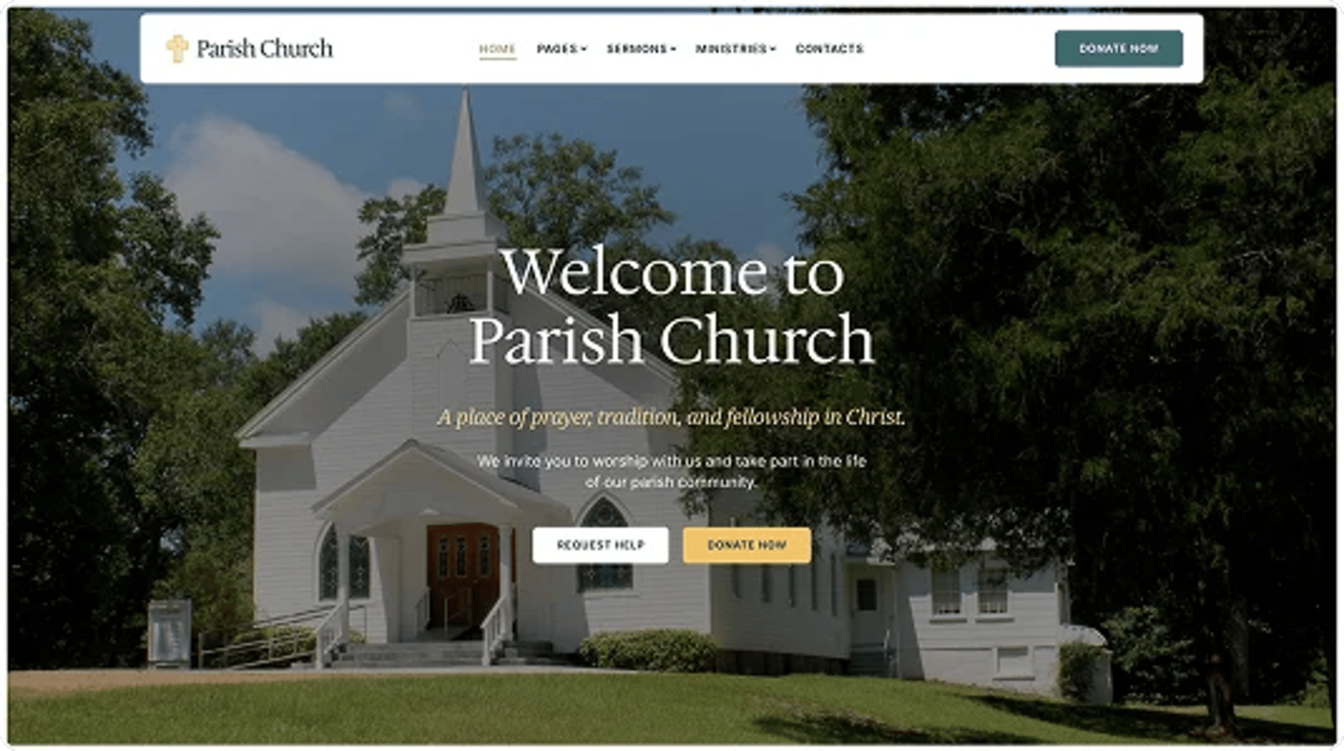 Parish Church - Religion & Charity WordPress Theme - Traditional Church | CMSMasters studio