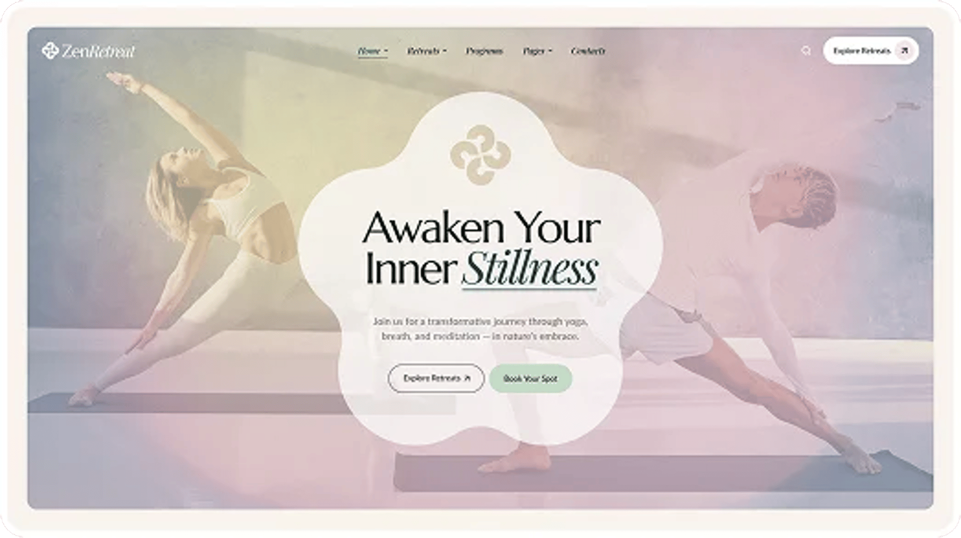 Zen Retreat - Wellness Resort & Yoga WordPress Theme - Yoga & Meditation Retreat | CMSMasters studio