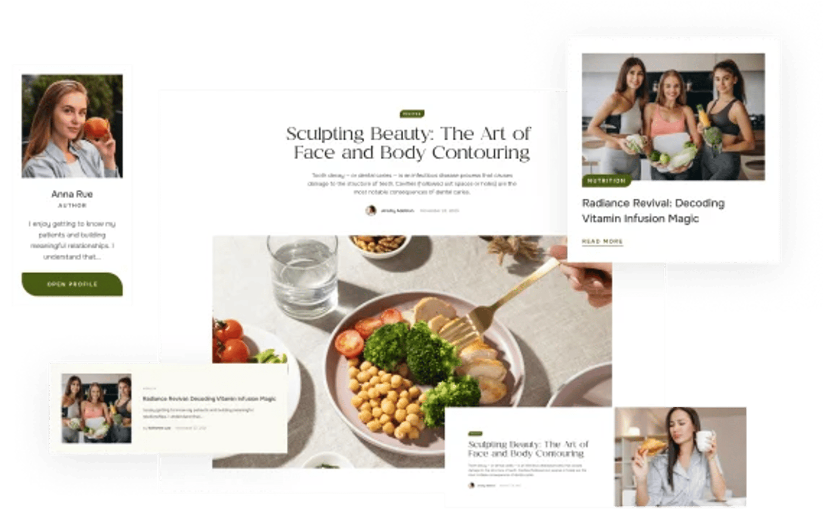 Healthify - Diet Recipes & Health Coaching WordPress Theme - Blog Posts Layout | CMSMasters studio