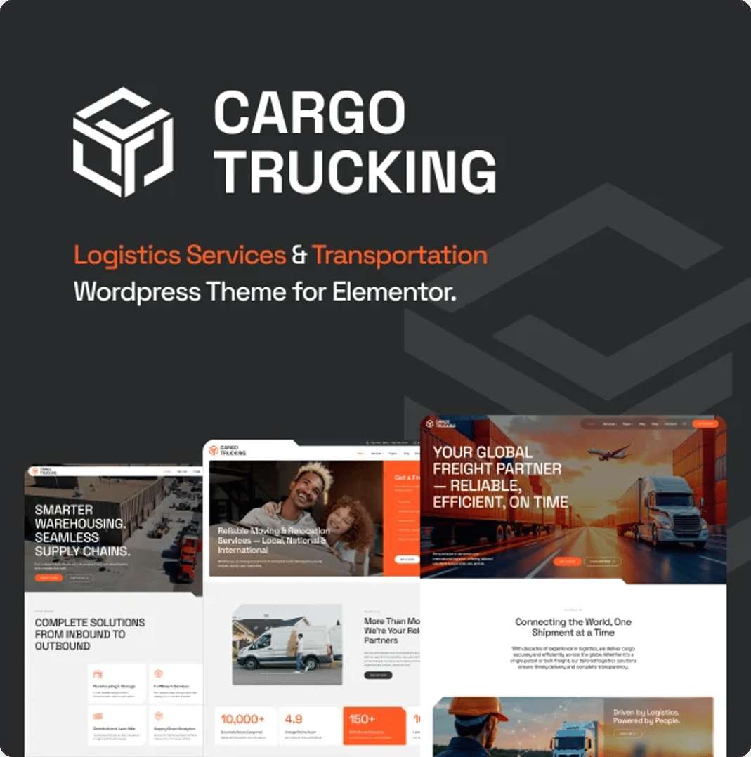 Cargo Trucking - Transportation Services & Logistics WordPress Theme | CMSMasters studio