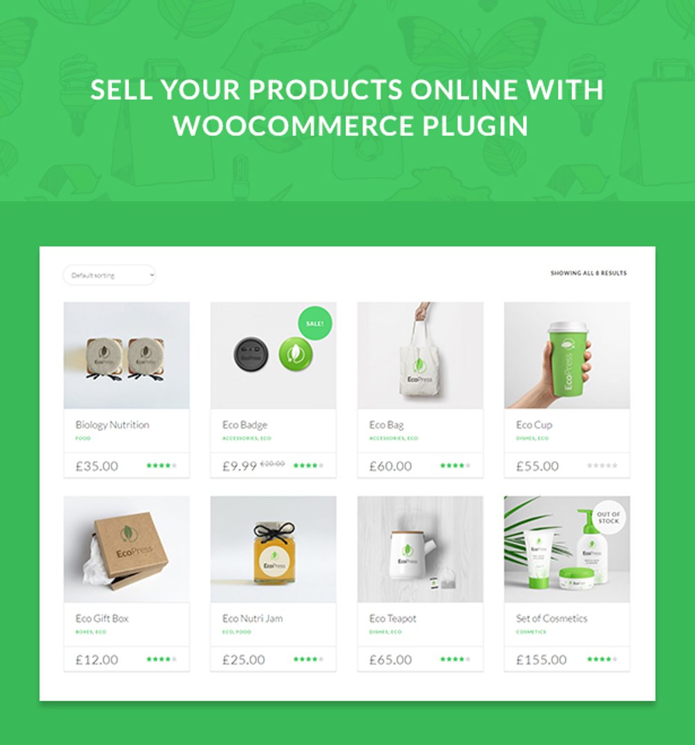 Eco Press - Nature, Ecology & NGO WordPress Theme - WooCommerce Plugin