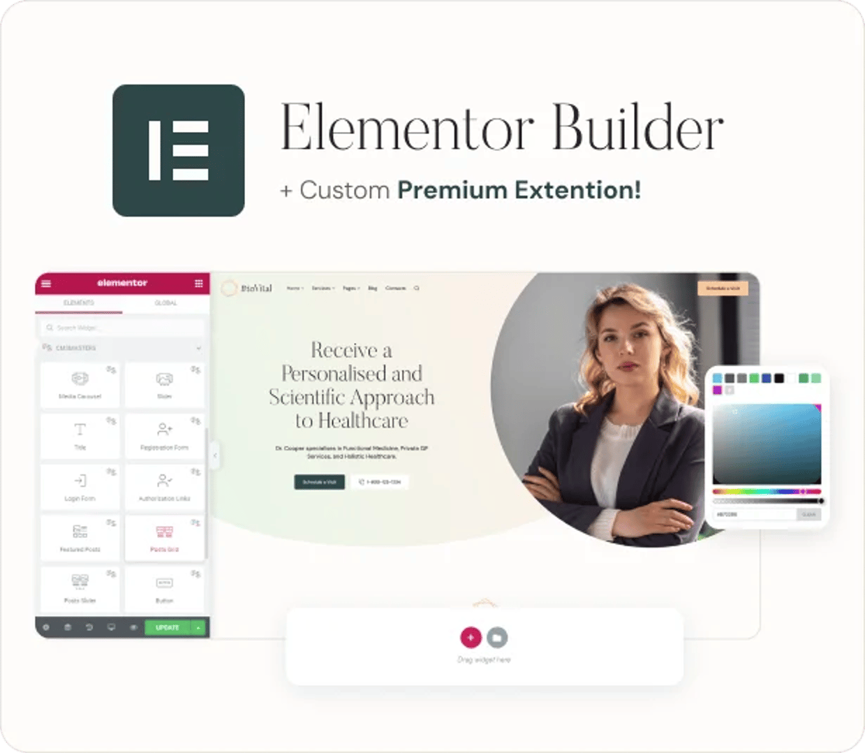 BioVital - Functional Medicine Doctor WordPress Theme - Elementor Builder | CMSMasters studio