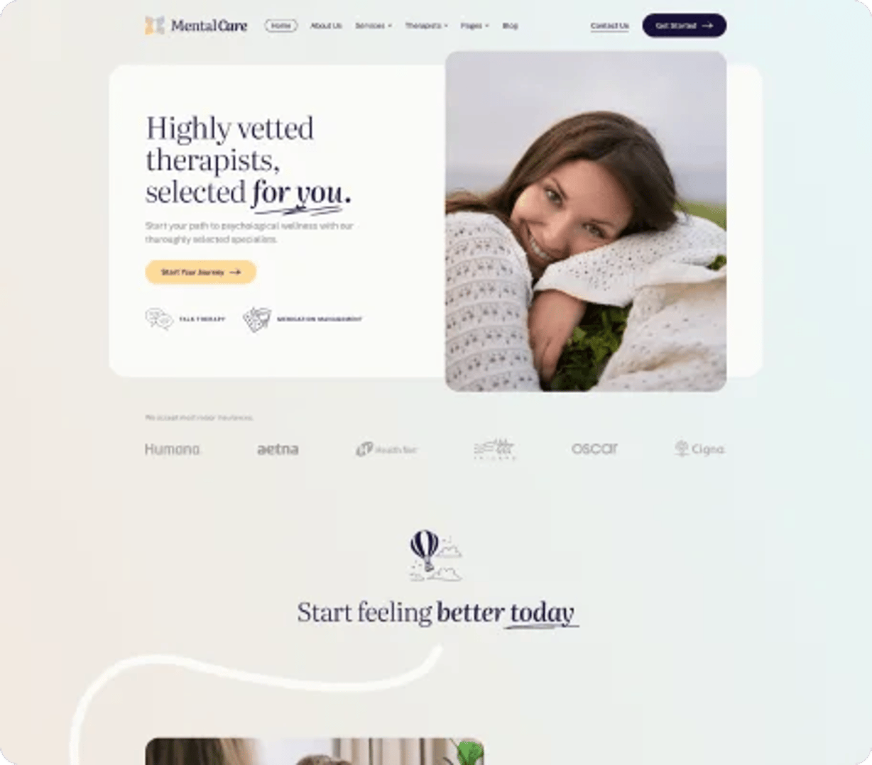 Mental Care - Therapy & Counseling Psychologist WordPress Theme - Counseling Center | CMSMasters studio