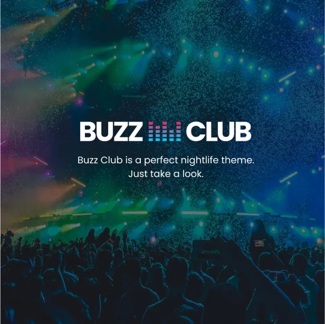 Buzz Club - Night Club, DJ & Music Festival Event WordPress Theme