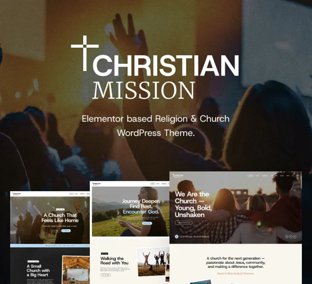 Christian Mission - Religious Events & Retreats Church WordPress Theme | CMSMasters studio
