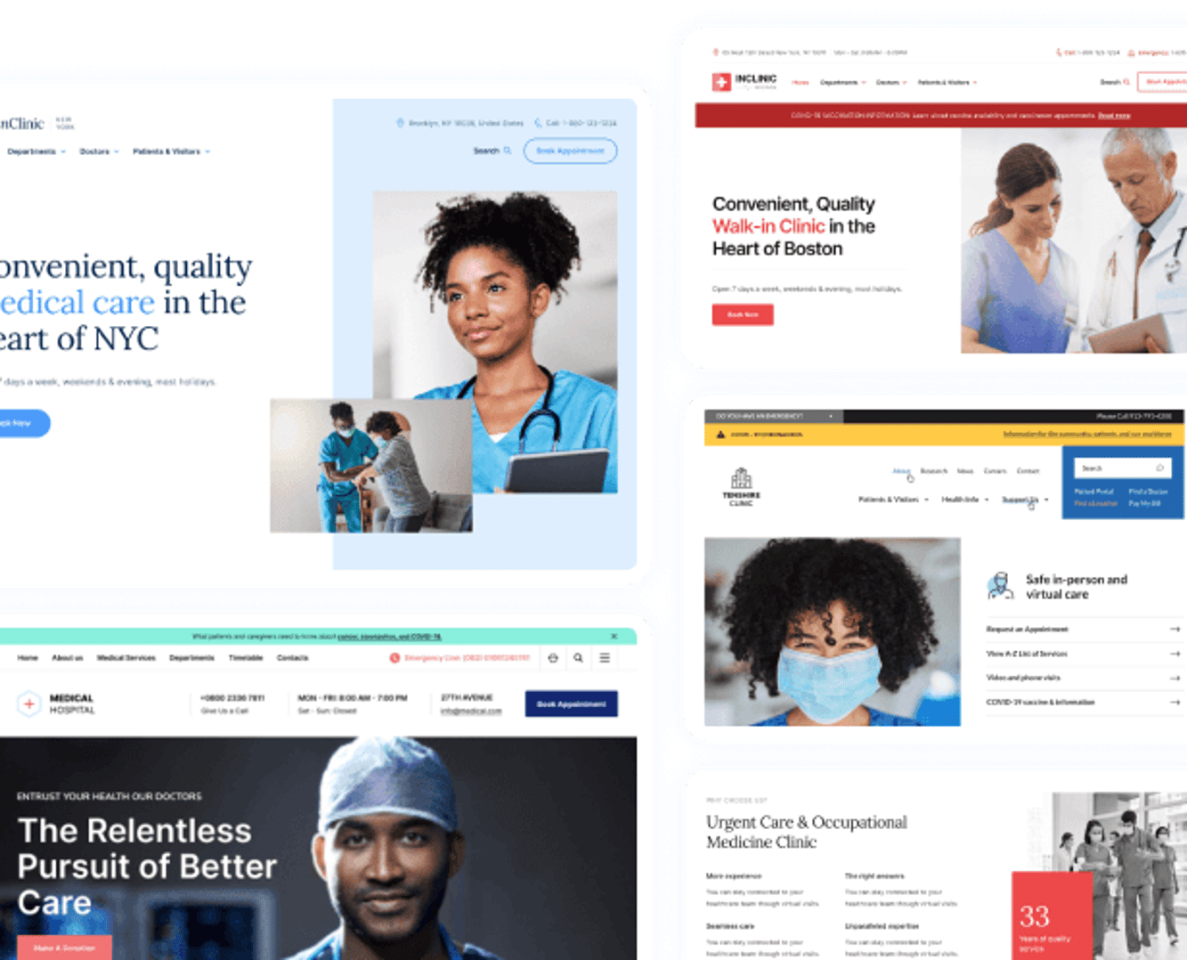 InClinic WordPress Theme - 5 Ready Websites