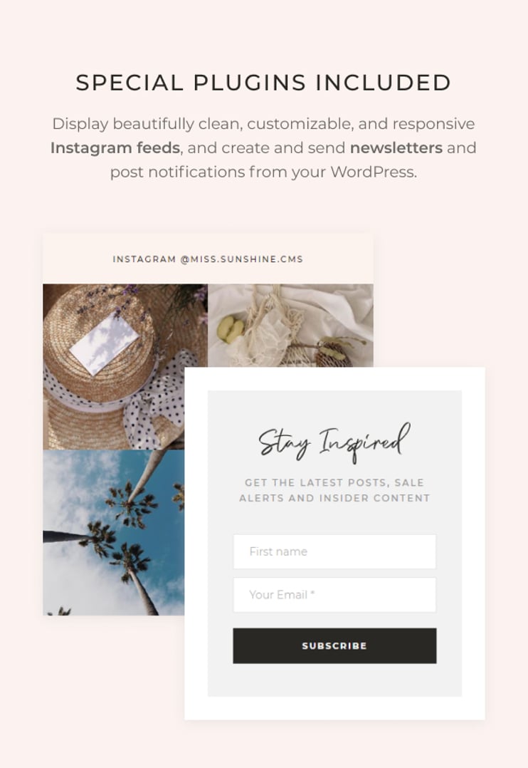 Miss Sunshine - Women Lifestyle Blog WordPress Theme - Special Plugins Included | cmsmasters studio