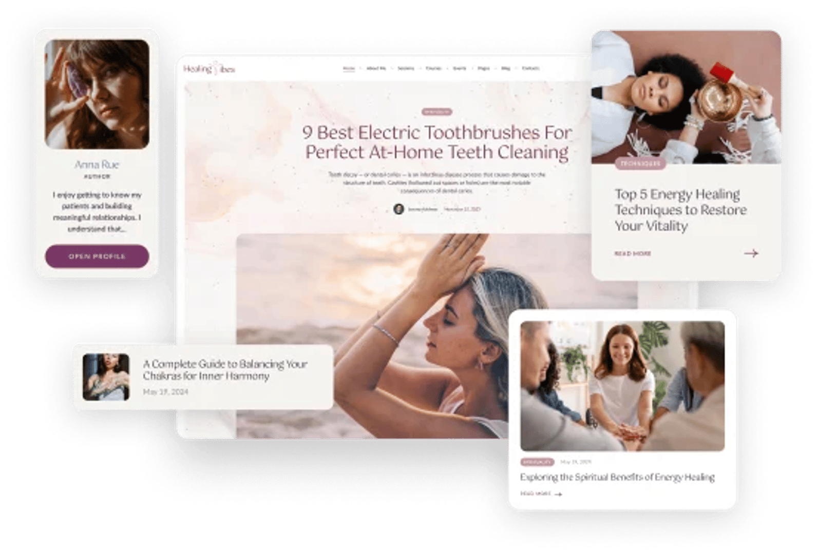 Healing Vibes – Reiki Massage, Yoga & Meditation WordPress Theme - Blog Posts Layouts | CMSMasters studio
