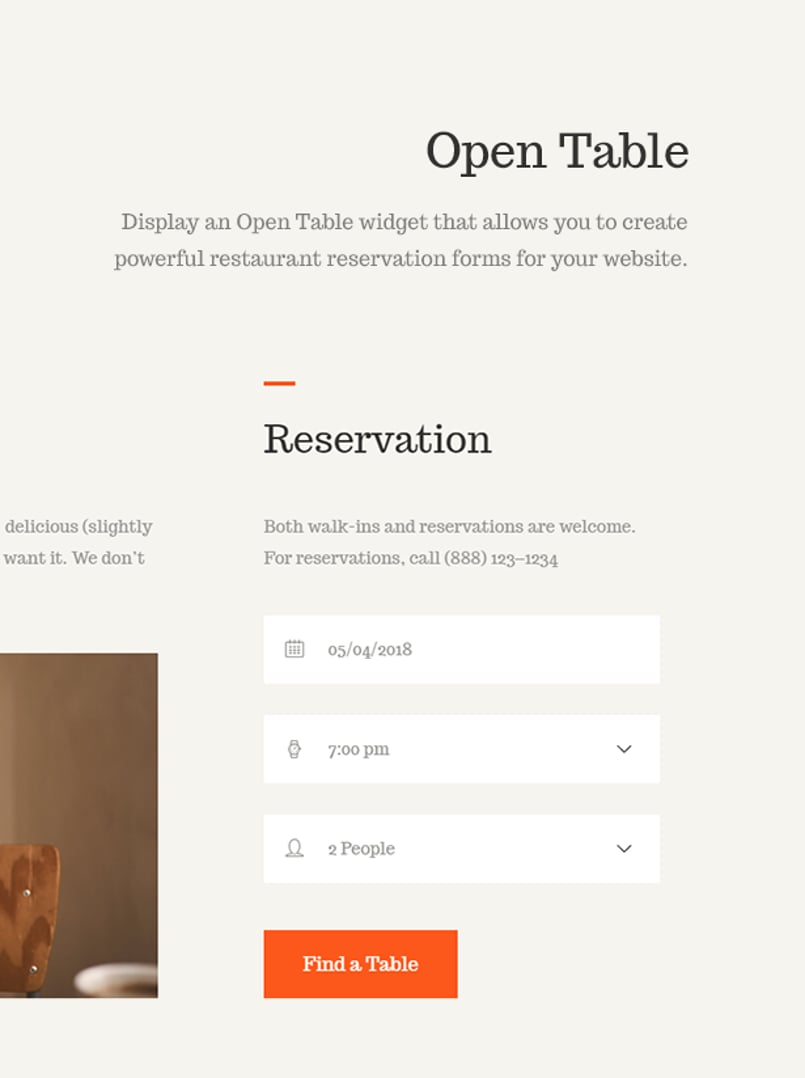 Mantelit - Food Delivery & Restaurant WordPress Theme - Open Table | Cmsmasters studio