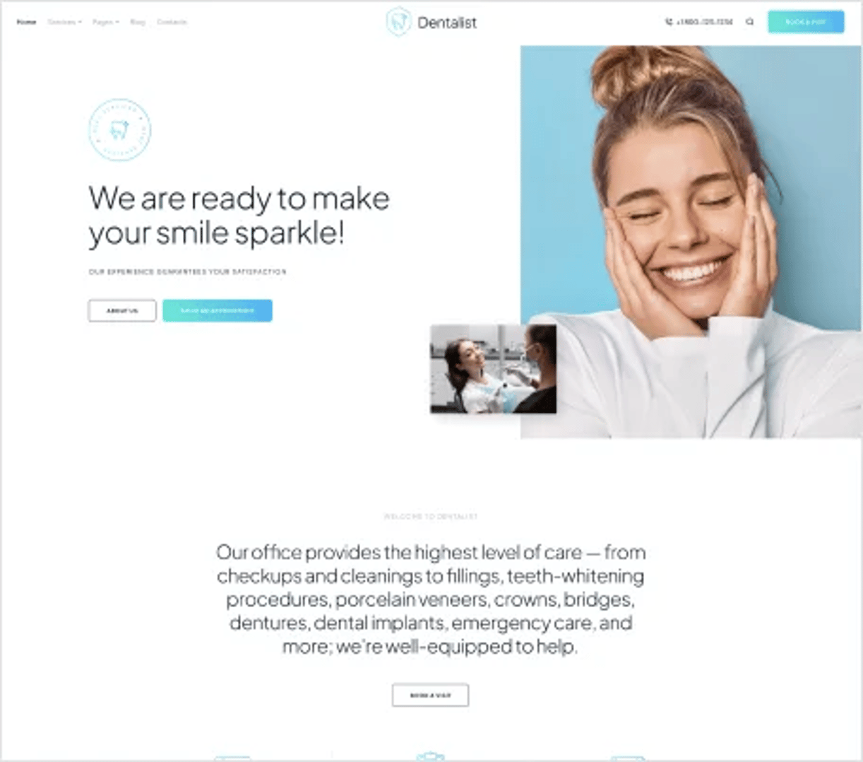 Dentalist - Medical and Dentist WordPress Theme - Home Three | CMSMasters studio