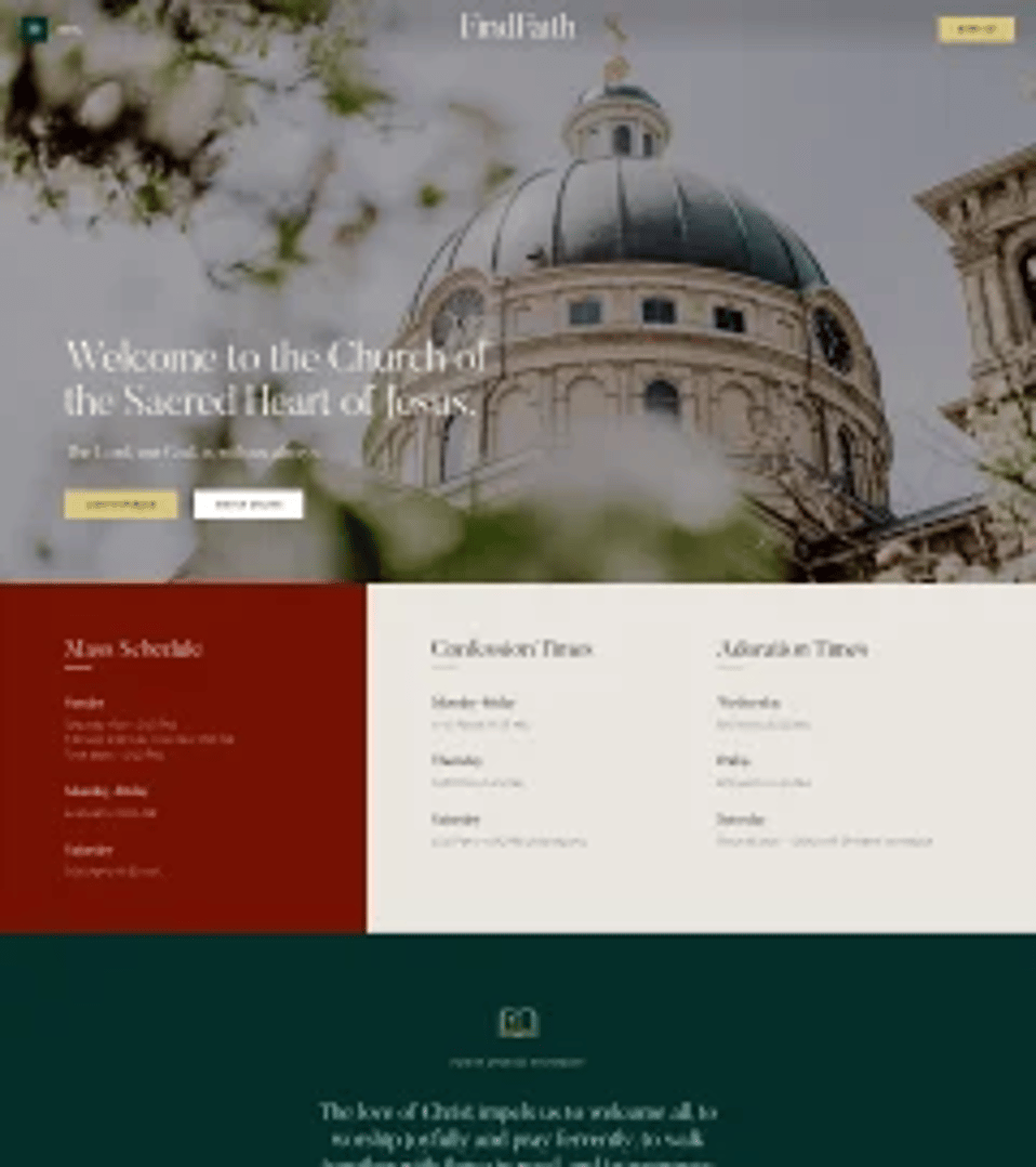 Christian - Church WordPress Theme - Catholic Demo | cmsmasters studio
