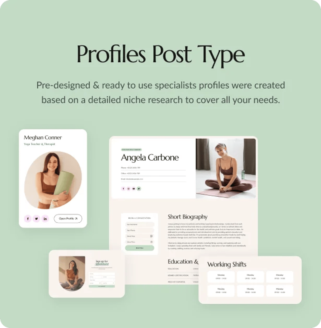 Zen Retreat - Wellness Resort & Yoga WordPress Theme - Profiles Post Type | CMSMasters studio