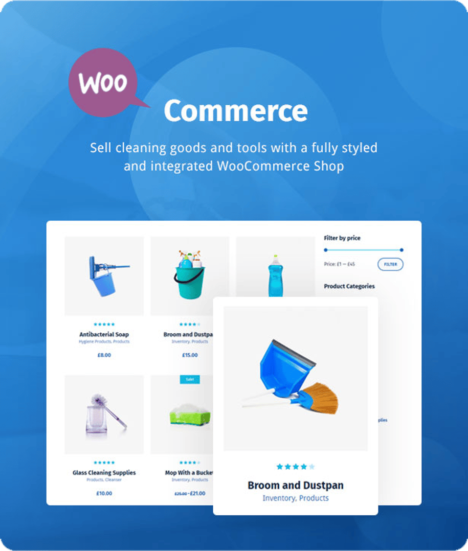 Cleanora - Cleaning Services WordPress Theme - WooCommerce | cmsmasters studio