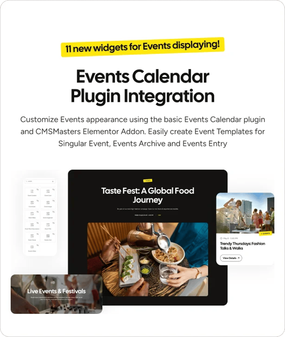 City Plaza - Entertainment Center & Shopping Mall WordPress Theme - Events Calendar Plugin Integration | CMSMasters studio