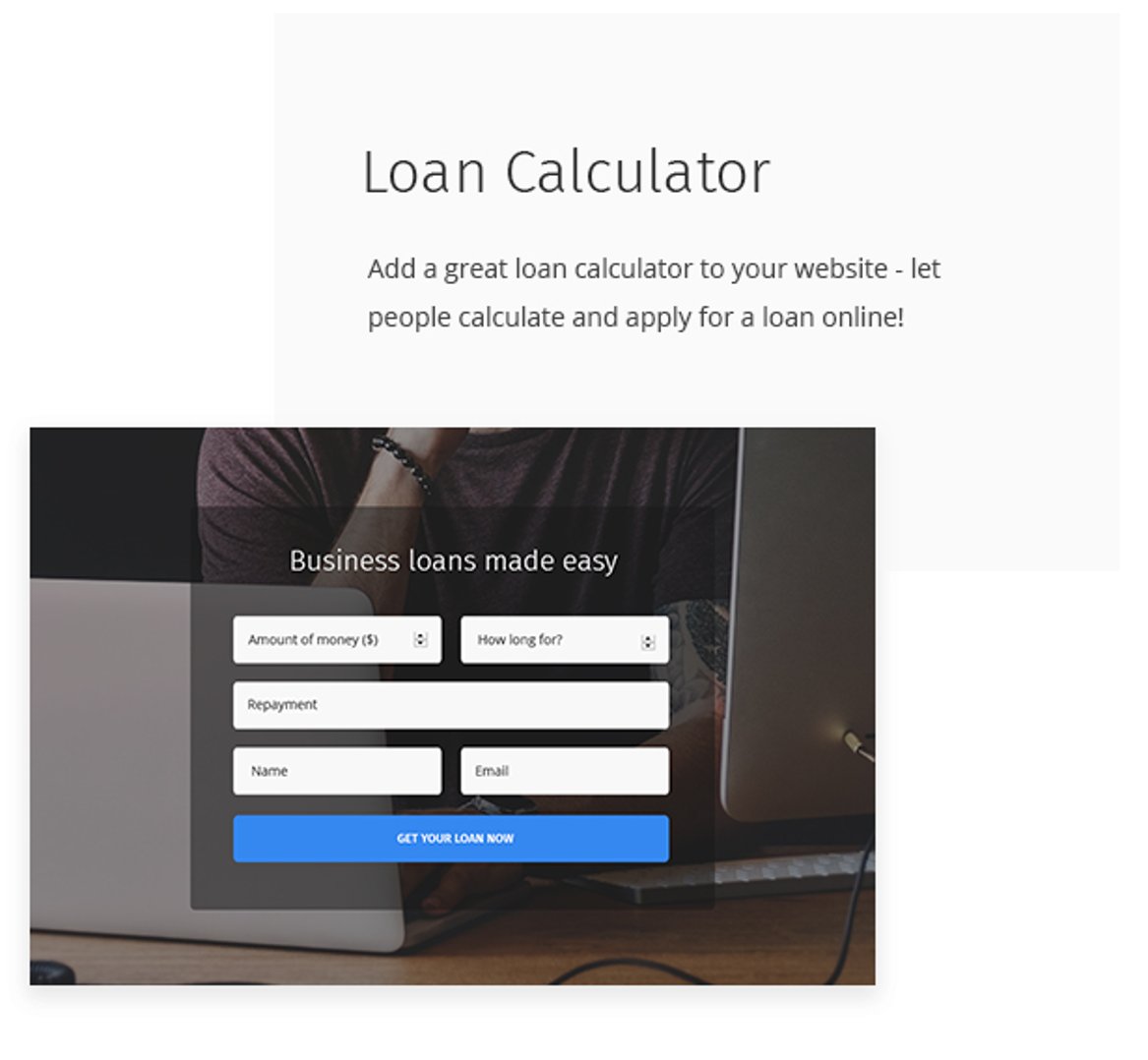 Cash Bay - Banking and Payday Loans WordPress Theme - Loan Calculator