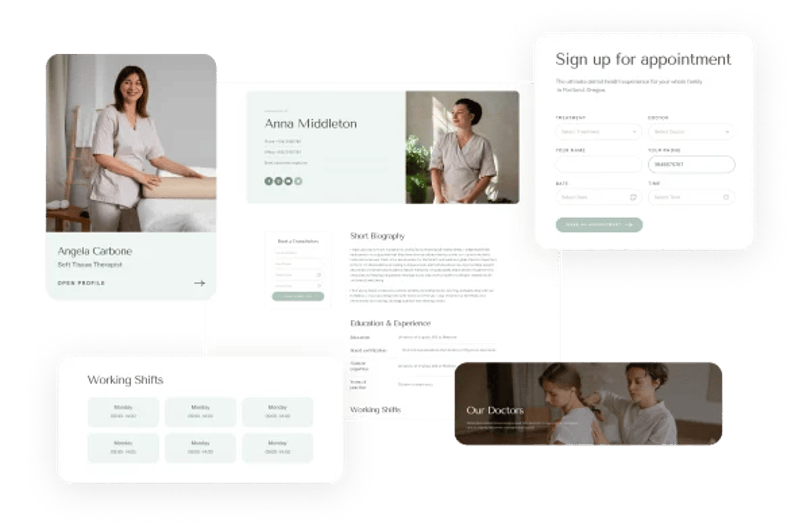 PhysioZen - Chiropractor & Physiotherapy Wellness WordPress Theme - Doctors’ Profiles | CMSMasters studio