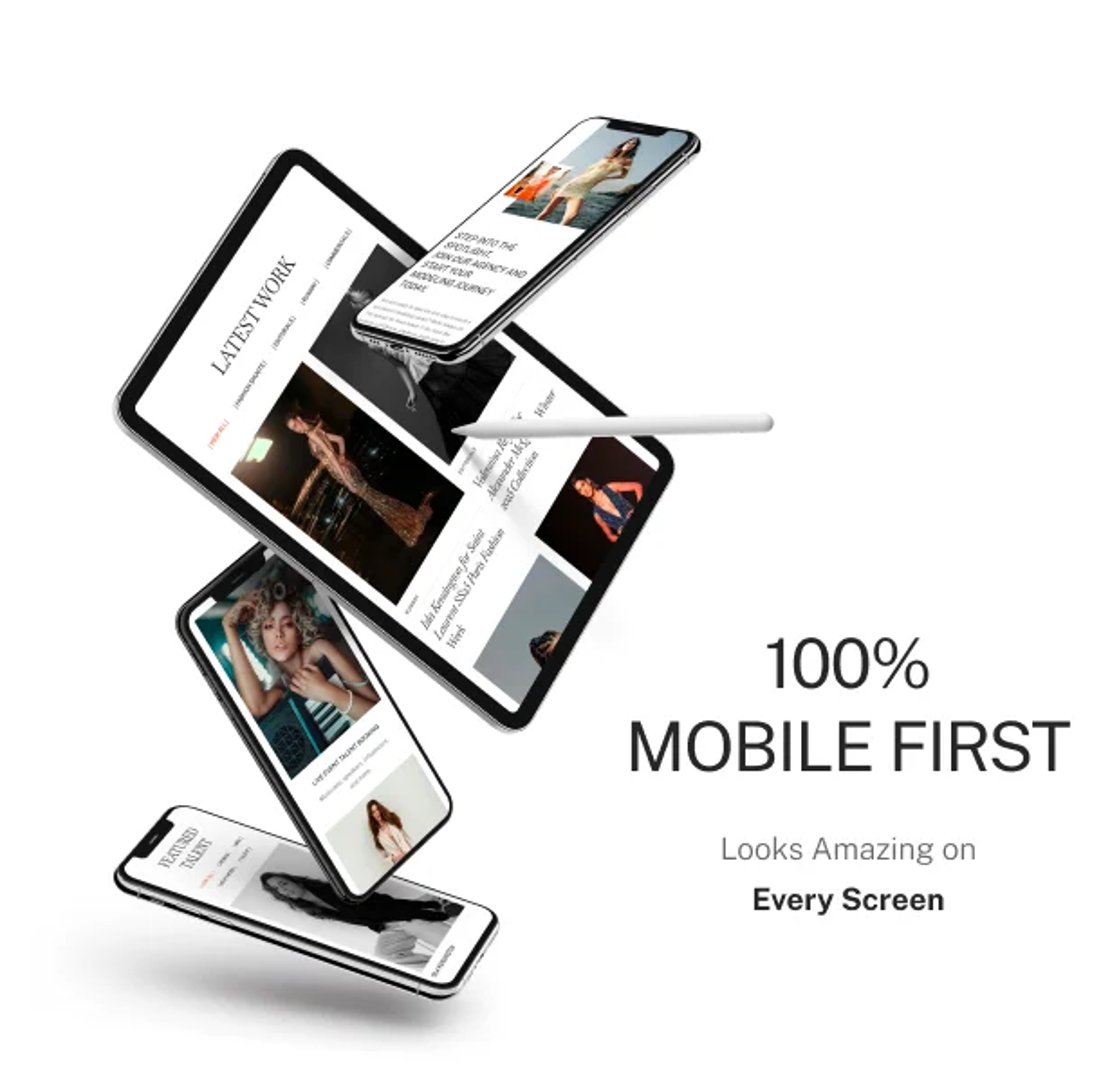 Iconique - Fashion Model Agency WordPress Theme - 100% Mobile First | CMSMasters studio