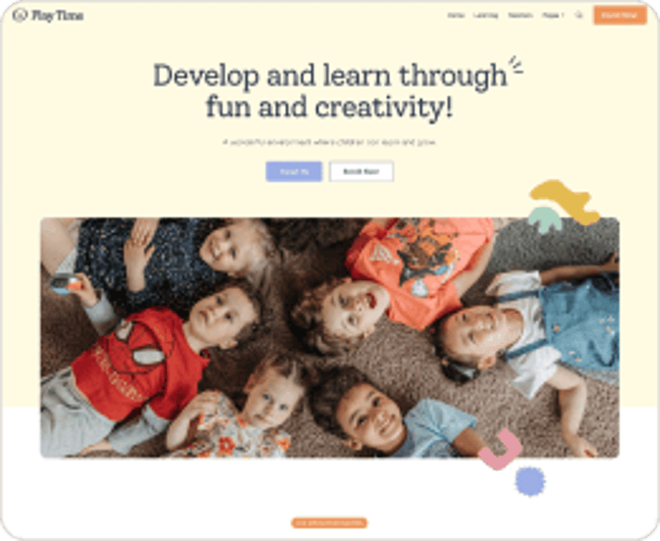Play Time - Day Care & Kindergarten WordPress Theme - Kindergarten Demo | Cmsmasters studio