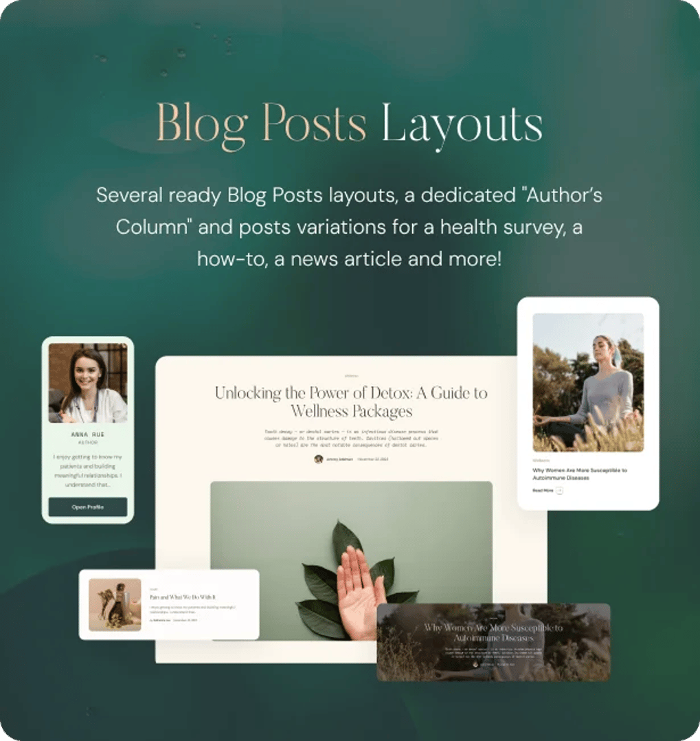 BioVital - Functional Medicine Doctor WordPress Theme - Blog Posts Layouts | CMSMasters studio