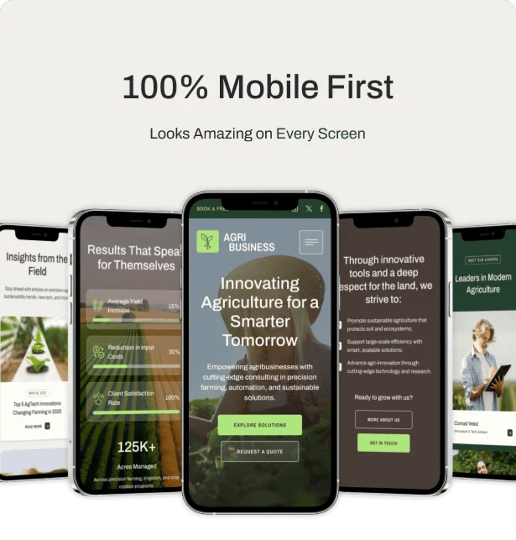 Agribusiness - Agriculture Business Consulting WordPress Theme - 100% Mobile First | CMSMasters studio