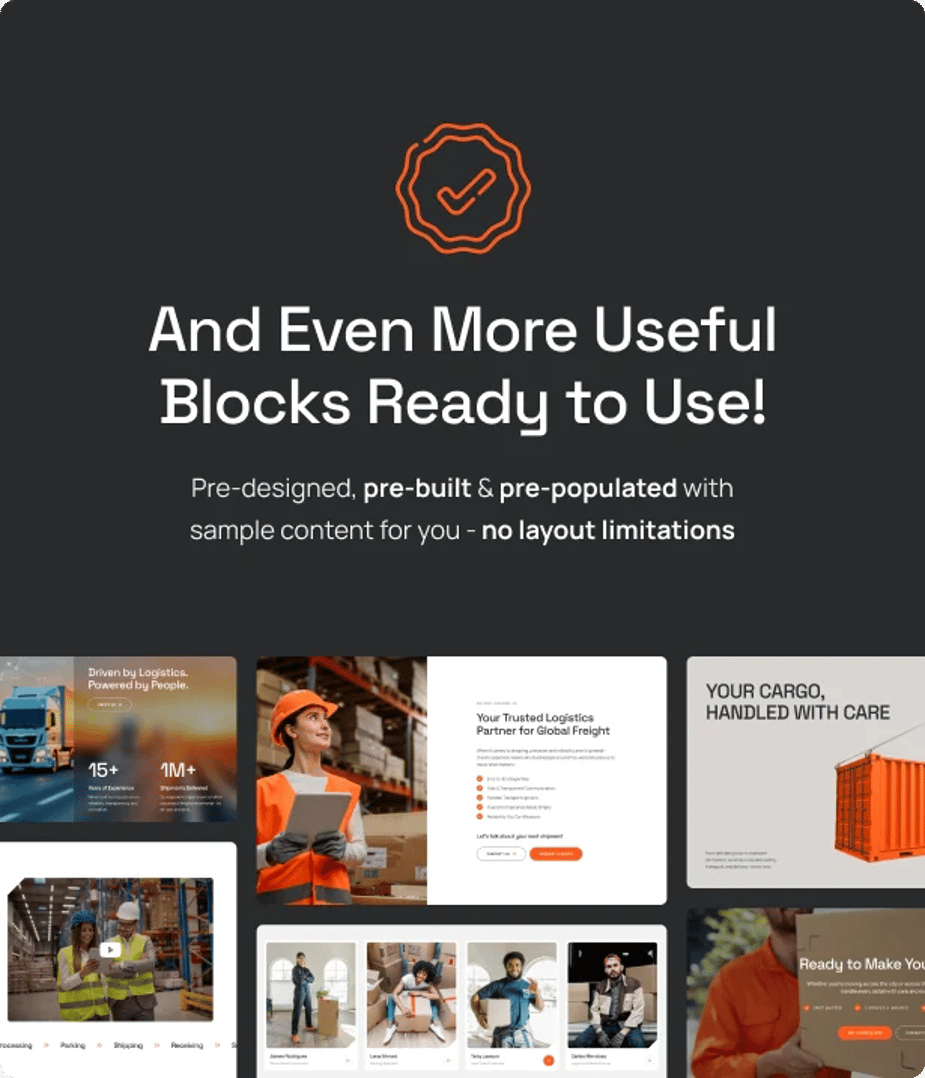 Cargo Trucking - Transportation Services & Logistics WordPress Theme - Useful Blocks | CMSMasters studio