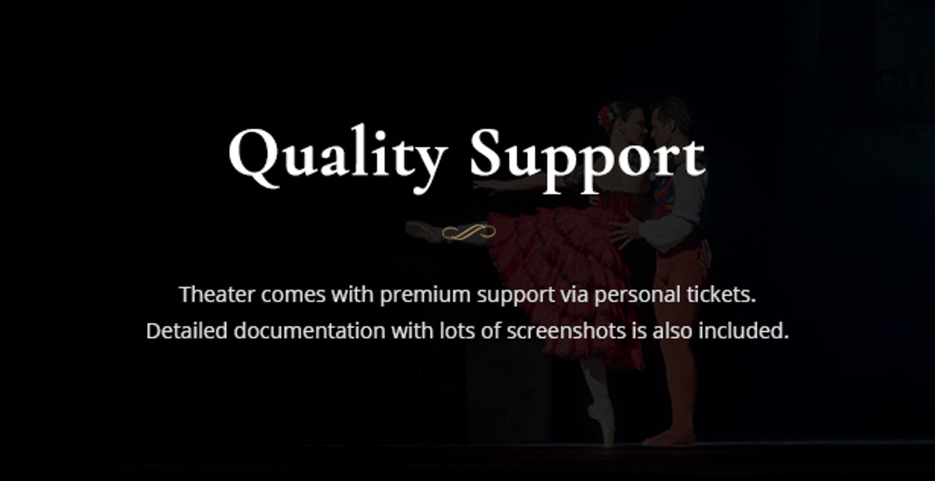 Theater - Concert & Art Event Entertainment Theme - Quality Support