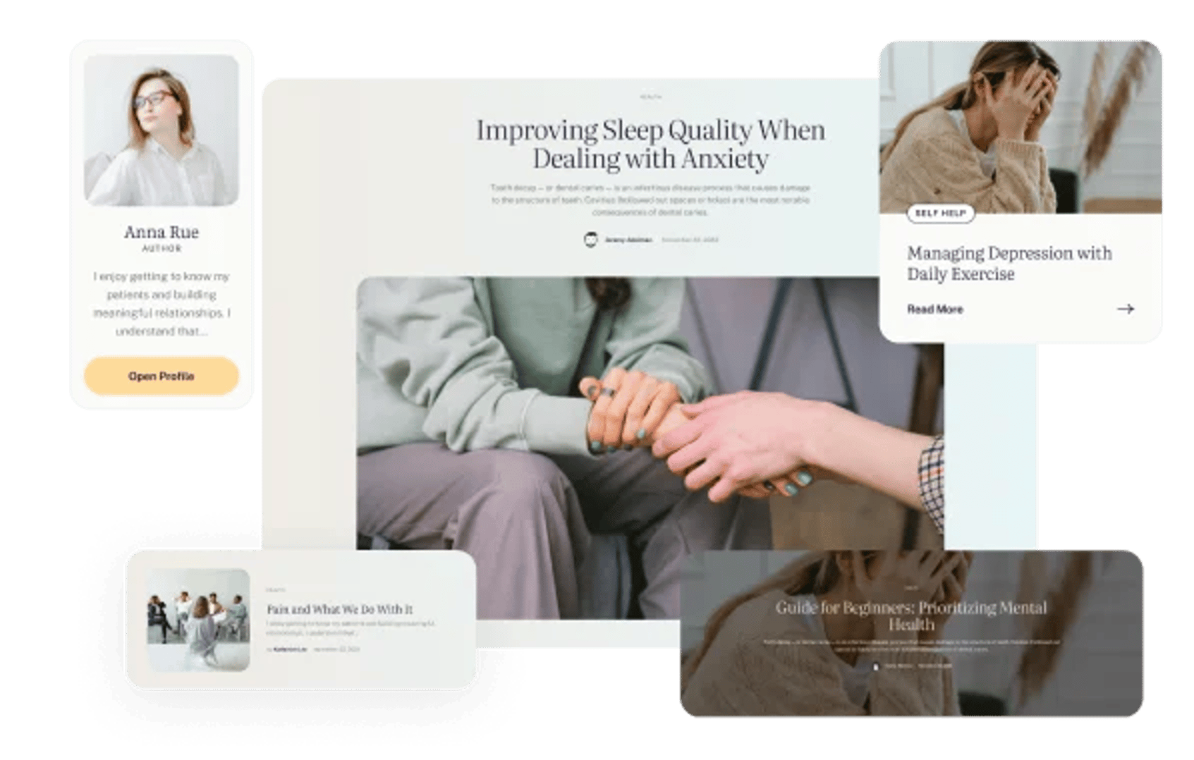 Mental Care - Therapy & Counseling Psychologist WordPress Theme - Blog Posts Layout | CMSMasters studio