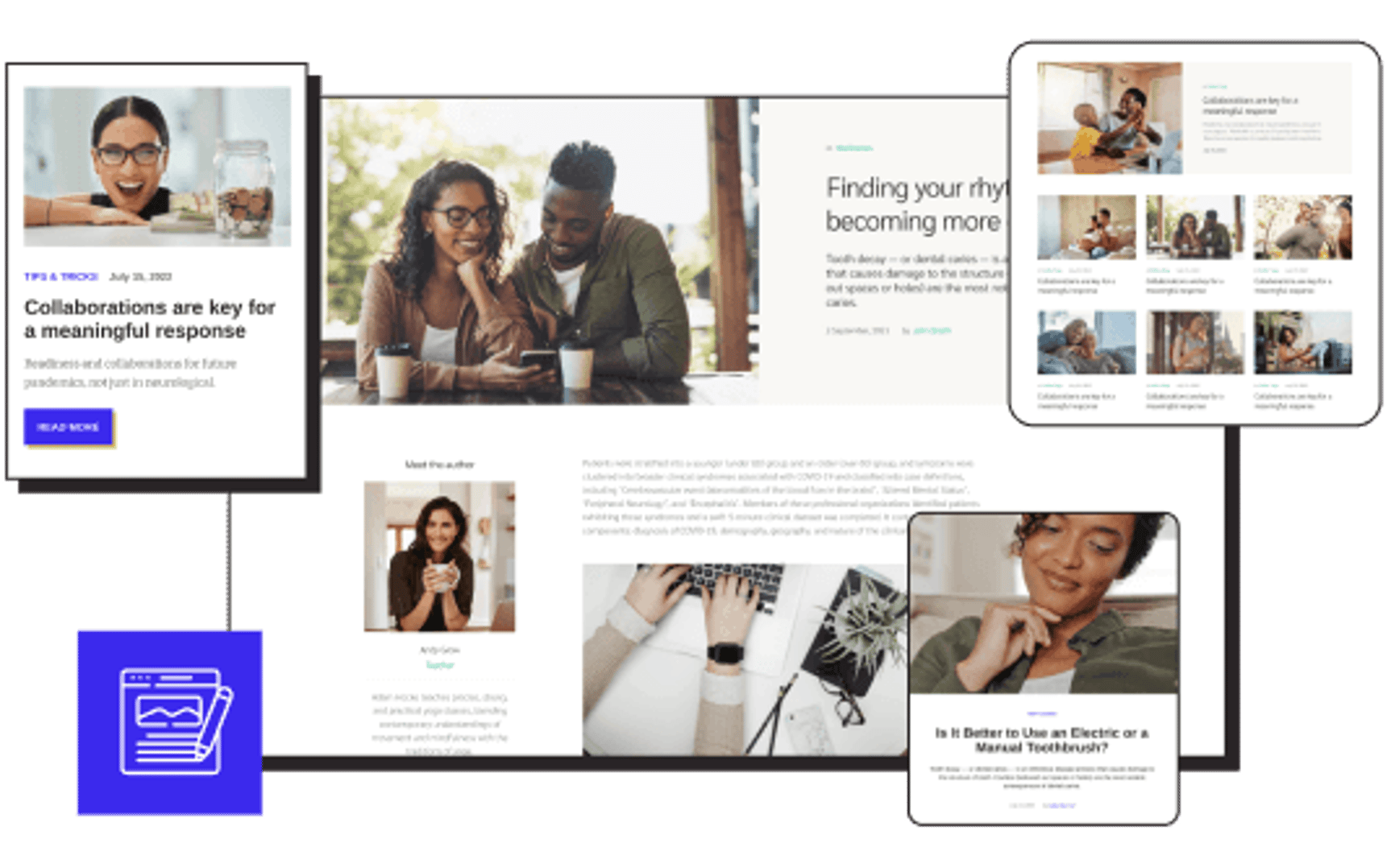 Swift Loan WordPress Theme - Blog Posts Layouts