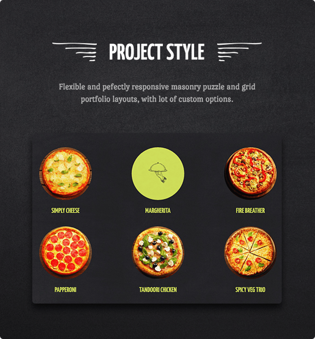 Pizza Restaurant - Fast Food & Restaurant WordPress Theme - Project Style