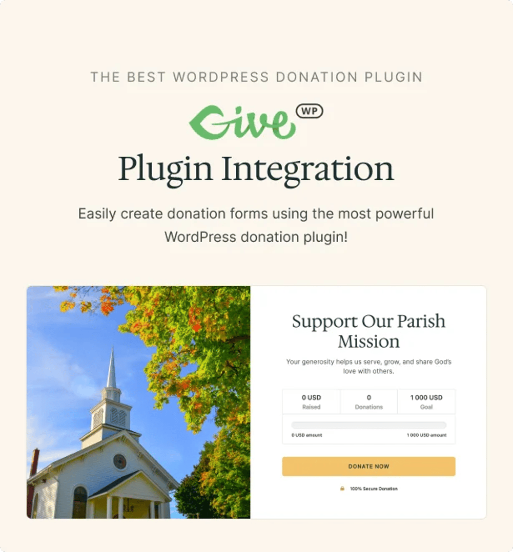 Parish Church - Religion & Charity WordPress Theme - Give Plugin Integration | CMSMasters studio