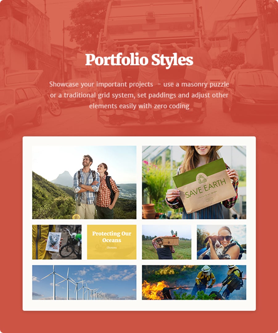 Green Planet - Ecology & Environment WordPress Theme - Portfolio Styles