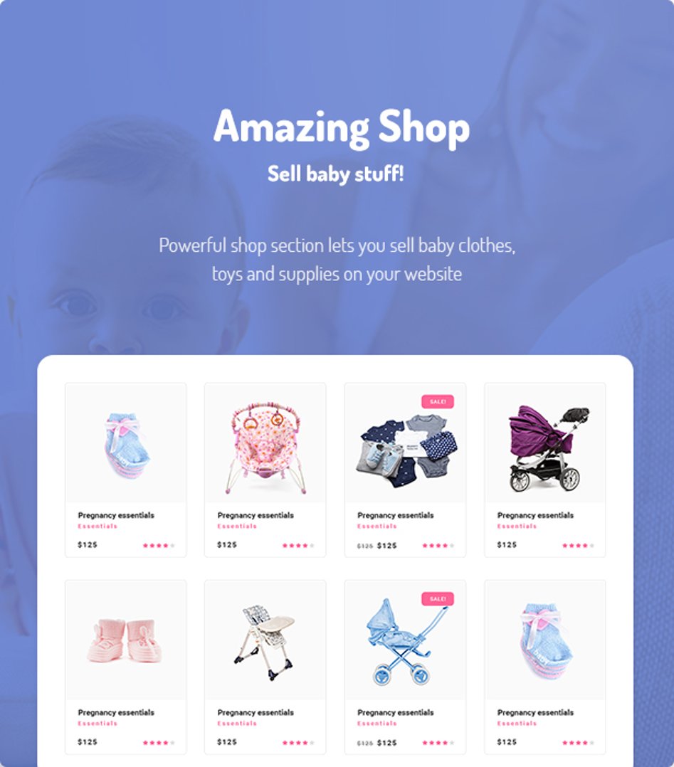 Healthy Pregnancy - Health & Medical WordPress Theme - Amazing Shop