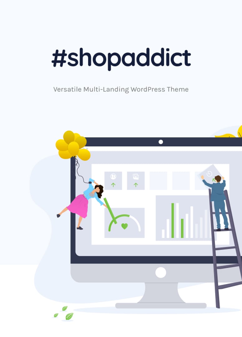 Shopaddict - 16 Ready WordPress Landing Pages Theme | cmsmasters studio