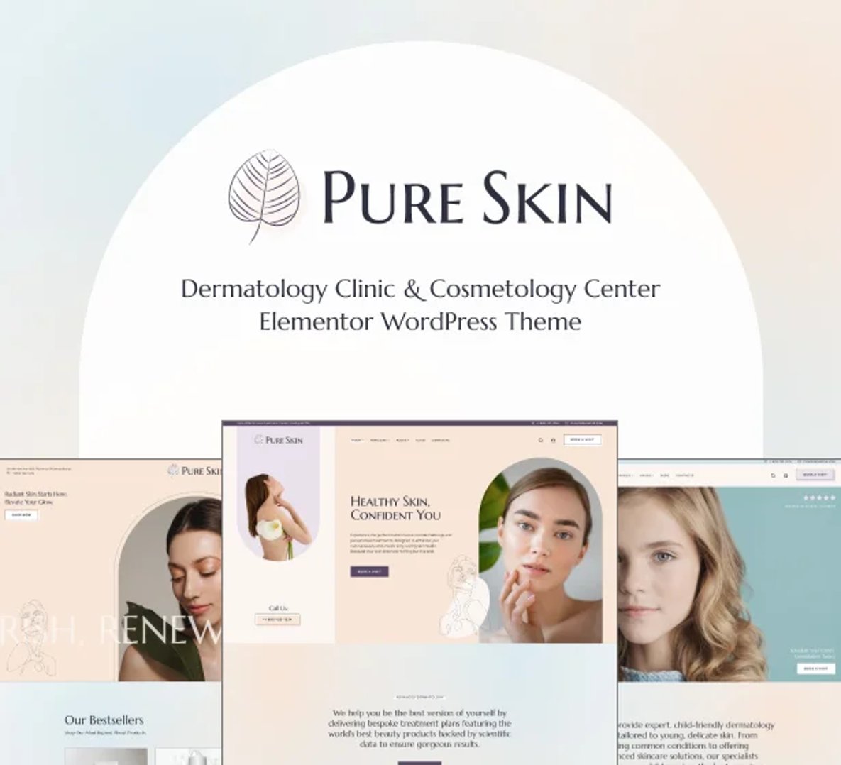 Pure Skin - Dermatology Clinic & Cosmetology WordPress Theme | CMSMasters studio