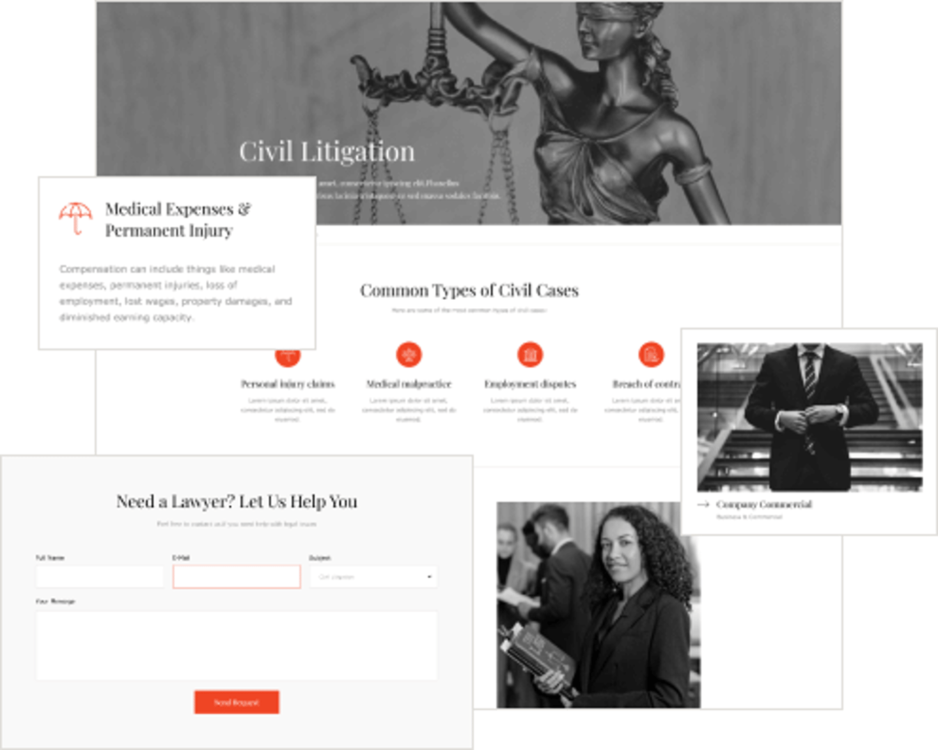 LawBusiness - Attorney & Lawyer WordPress Theme - Open Service Templates | Cmsmasters studio