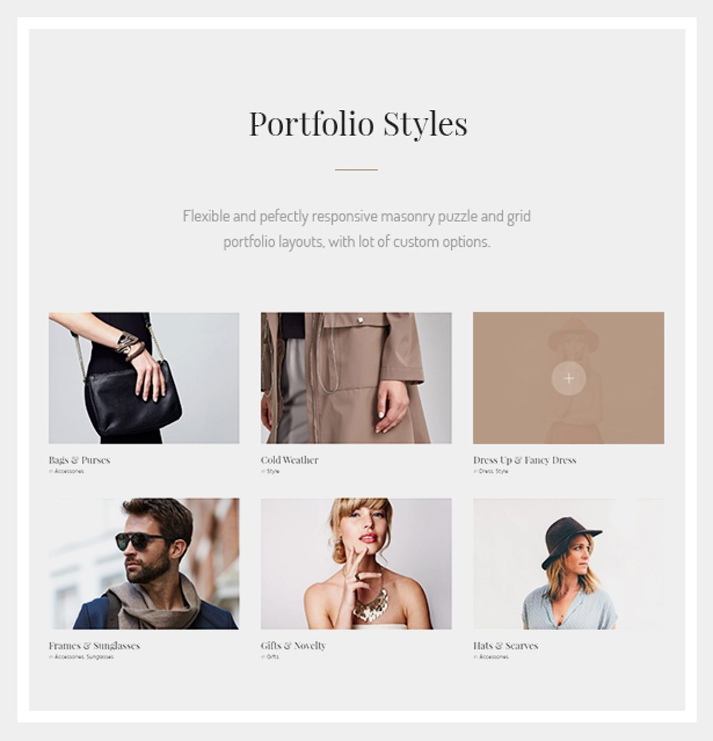 Accessories Shop – Online Store, WooCommerce & Shopping WordPress Theme - Portfolio Styles