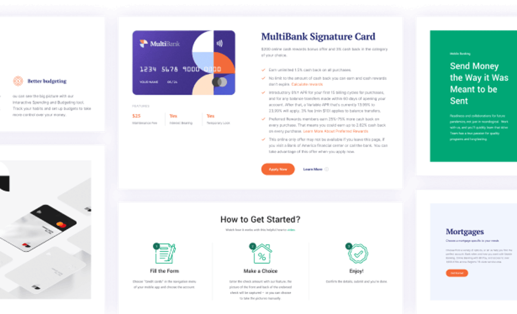 Multibank WordPress Theme - Useful Blocks