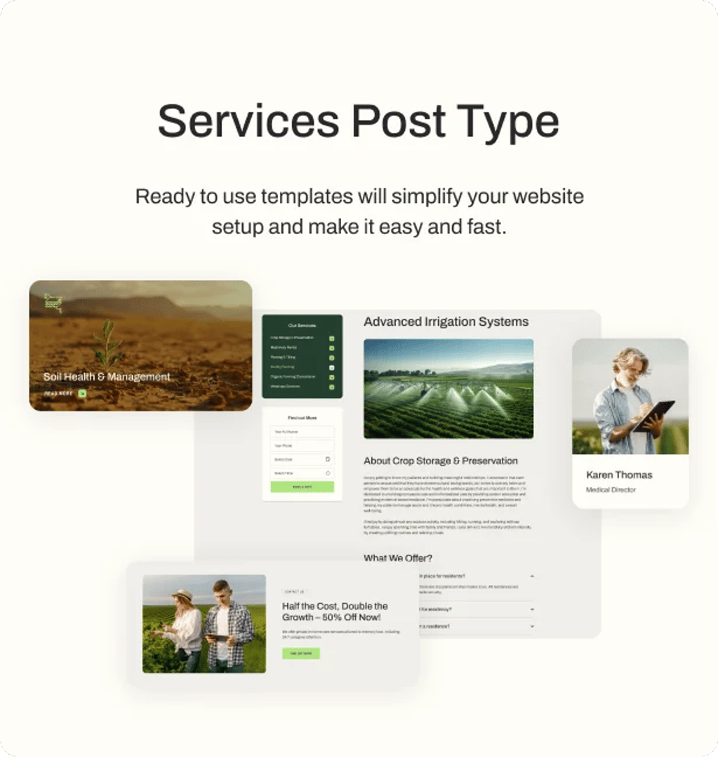 Agribusiness - Agriculture Business Consulting WordPress Theme - Services Post Type | CMSMasters studio