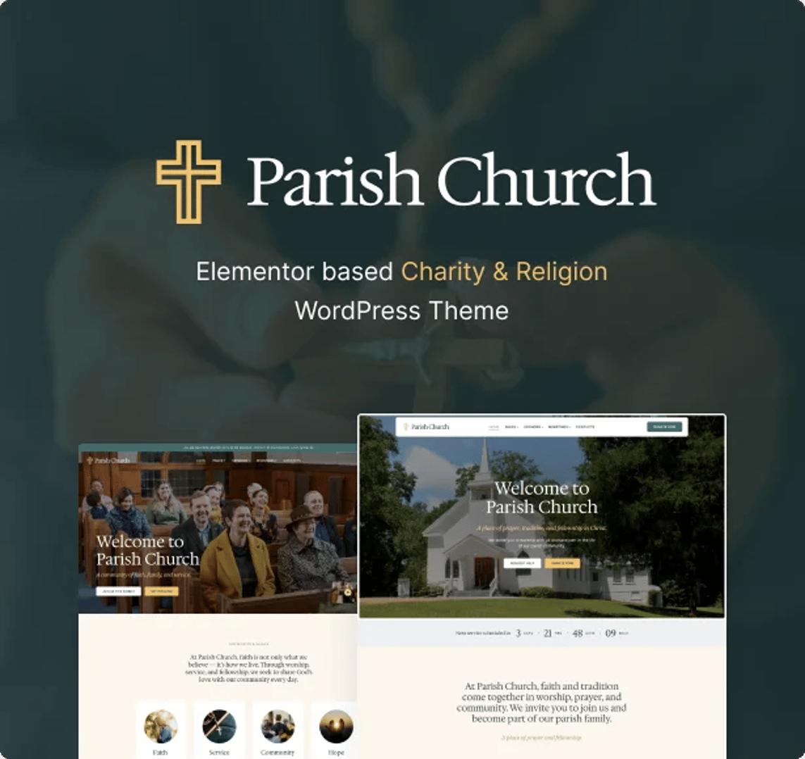 Parish Church - Religion & Charity WordPress Theme | CMSMasters studio