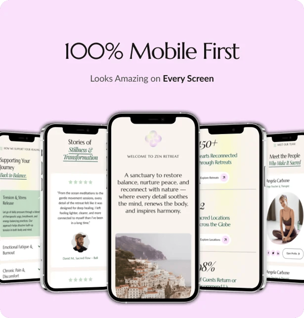 Zen Retreat - Wellness Resort & Yoga WordPress Theme - 100% Mobile First | CMSMasters studio